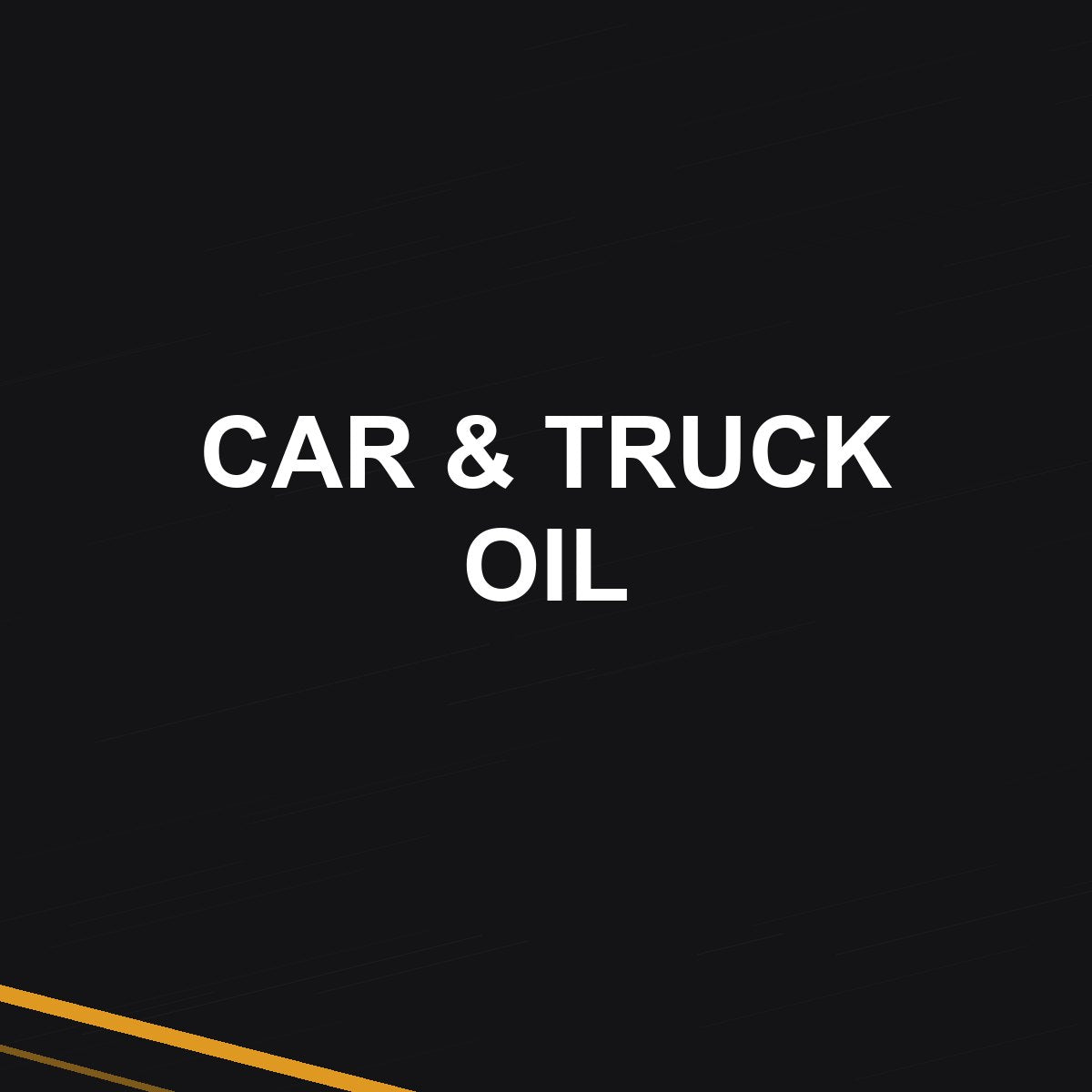 car truck oil