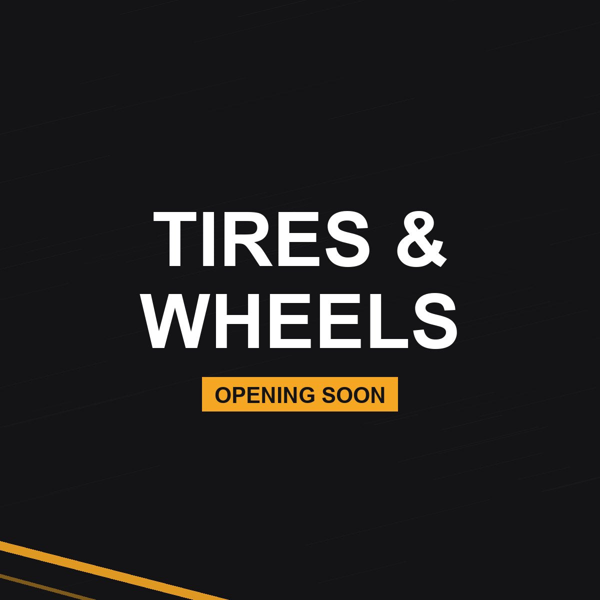 tires wheels aisle