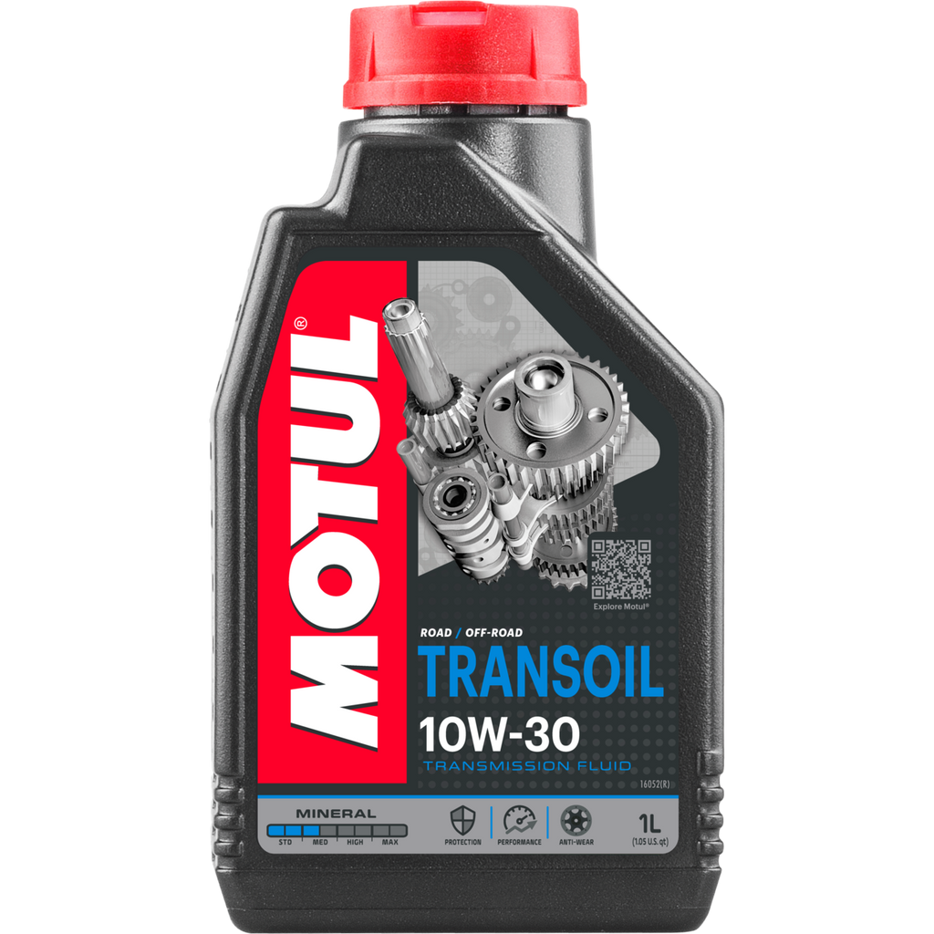 Motul Transoil 10W-30 — Wet-Clutch Gearbox Oil (1L (1.05 qt.))
