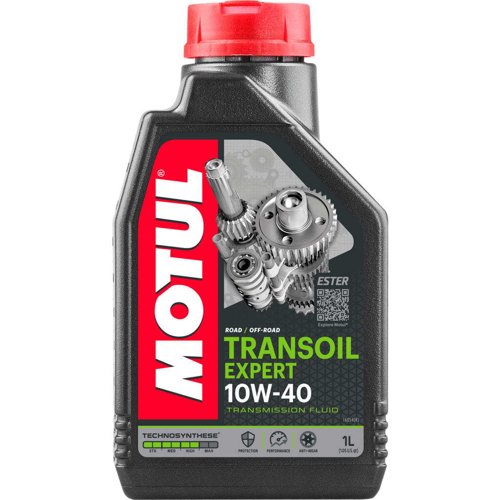 Motul Transoil Expert 10W-40 — Wet-Clutch Gearbox Oil (1L (1.05 qt.))
