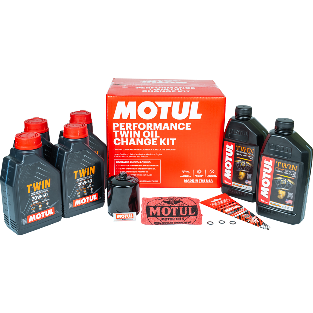 Motul TWIN Oil Change Kit — Harley Evolution & Twin Cam