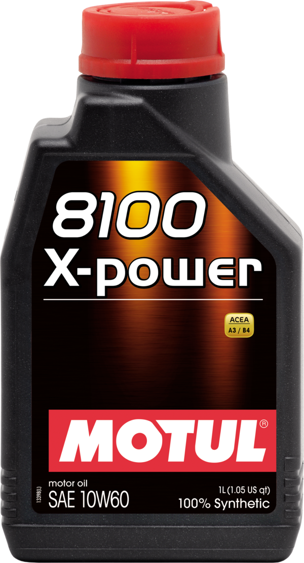 Motul 8100 X-power 10W-60 — Synthetic Car Engine Oil