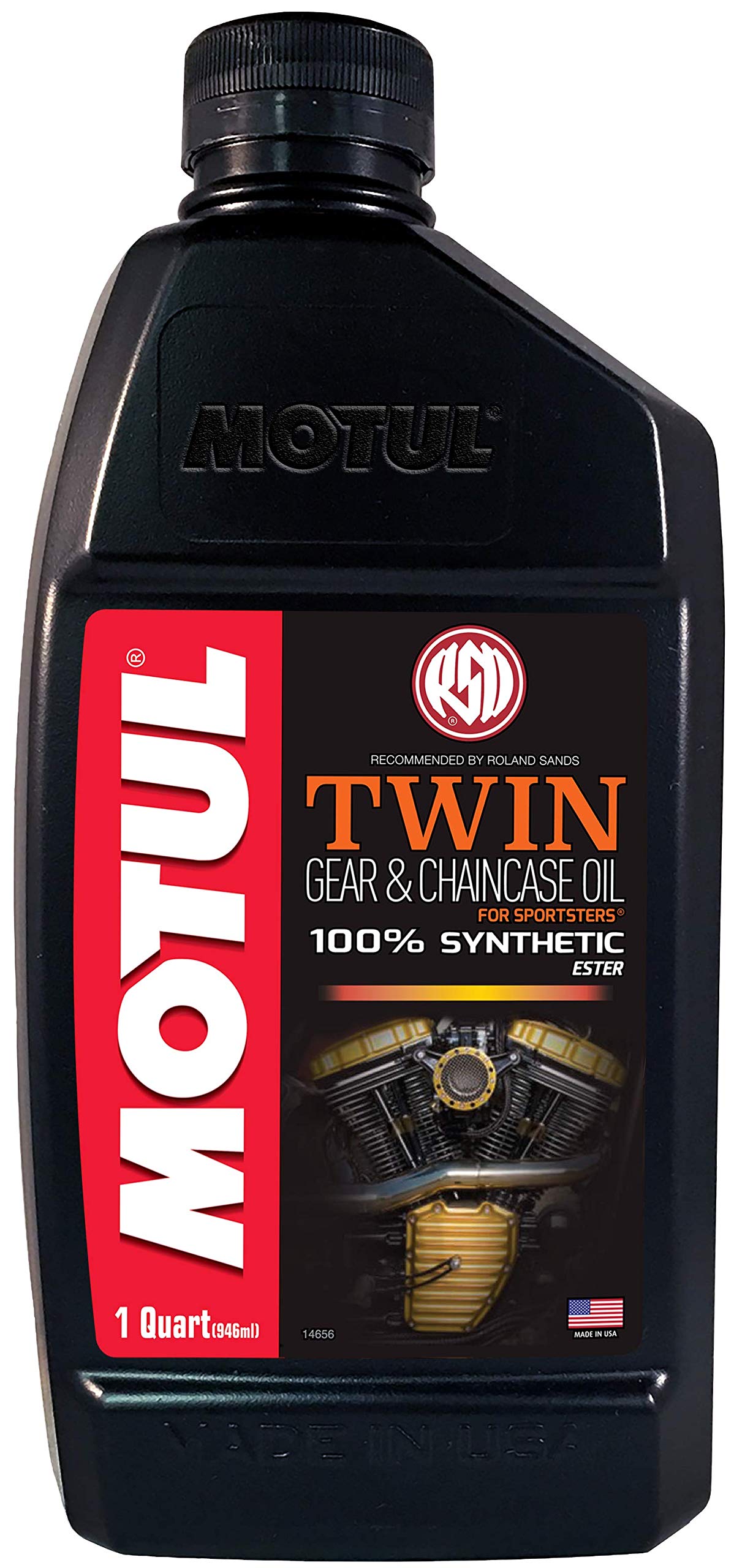 Motul TWIN Gear & Cc Oil 100% Synth 12X1QT — 1qt. (.95 L)