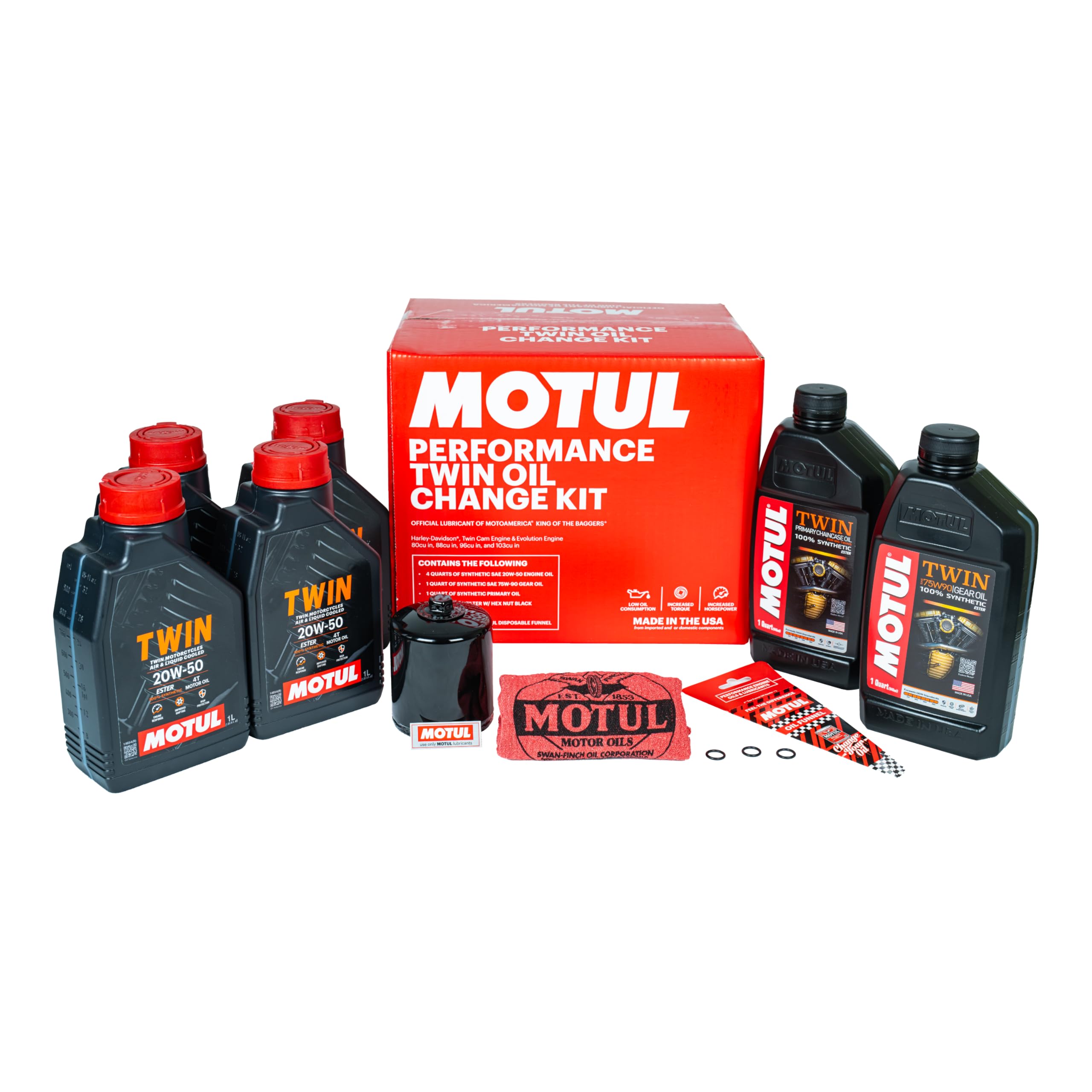 Motul TWIN Oil Kit Evo X1pce