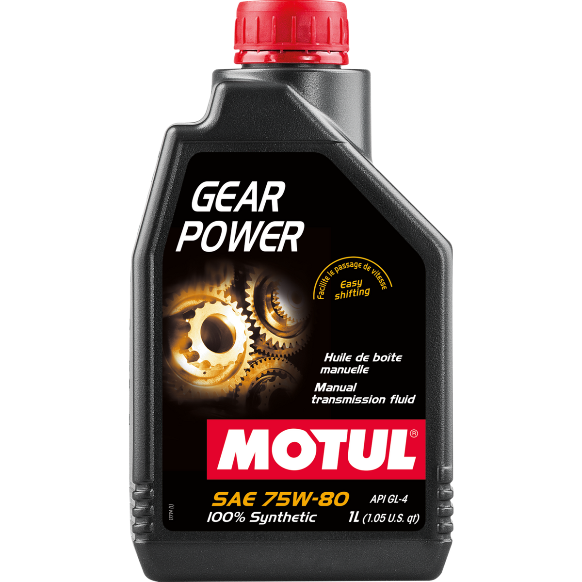 Motul Gear Power 75W-80 — Manual Transmission Oil (1L (1.05 qt.))