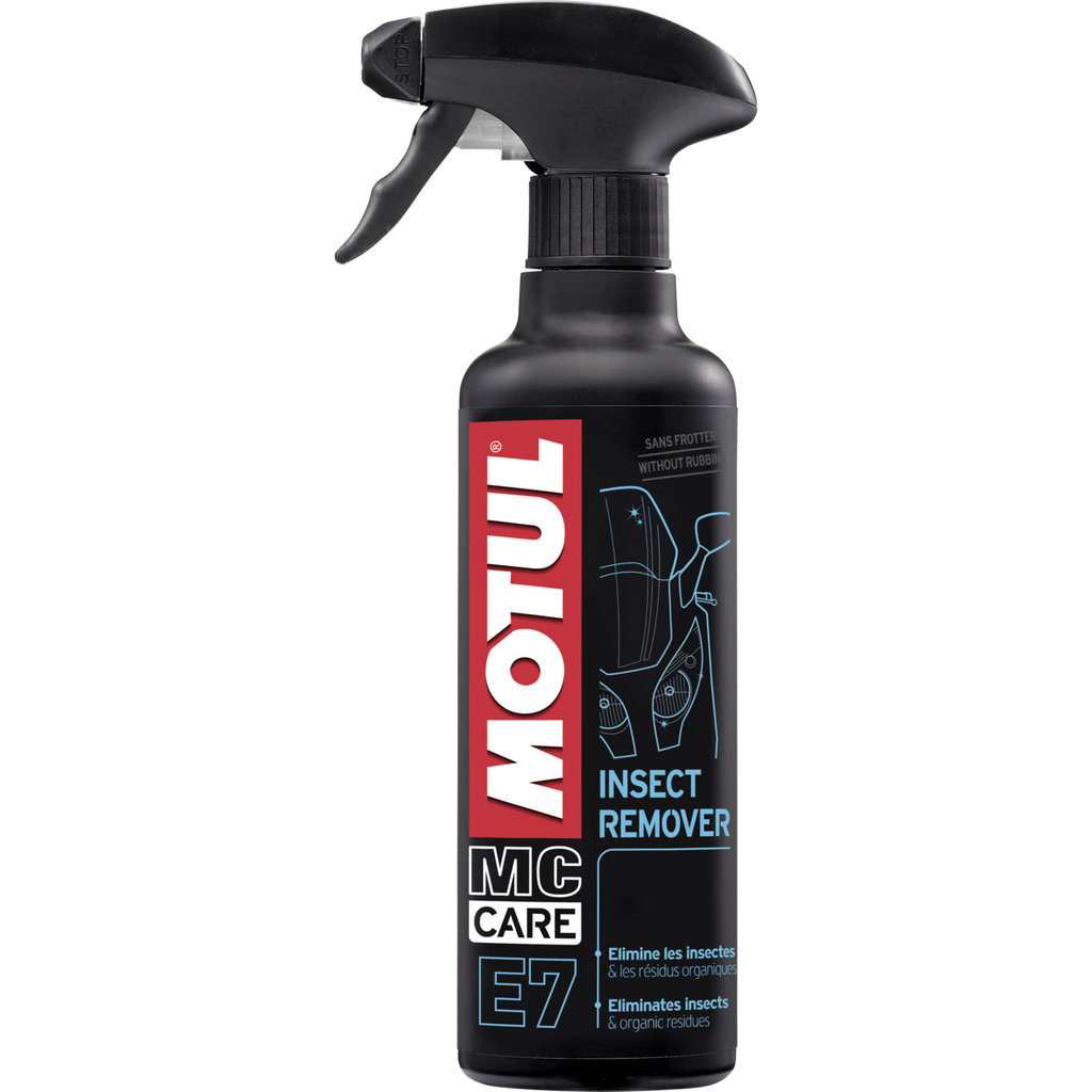 Motul E7 Insect Remover — Visor & Fairing Cleaner (400ml (13.5 fl.oz.))