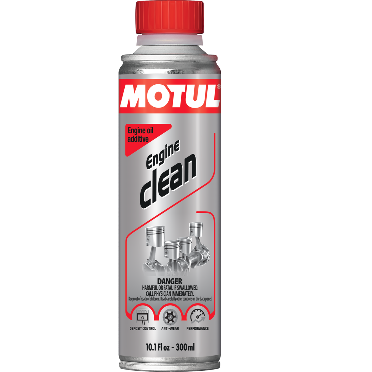 Motul Engine Clean — Pre-Oil-Change Engine Flush (300ml (10.1 fl.oz.))