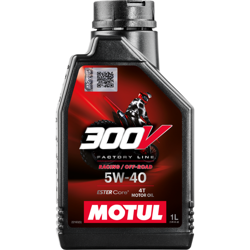 Motul 300V Factory Line Off Road 5W-40 — Ester Core Racing Oil