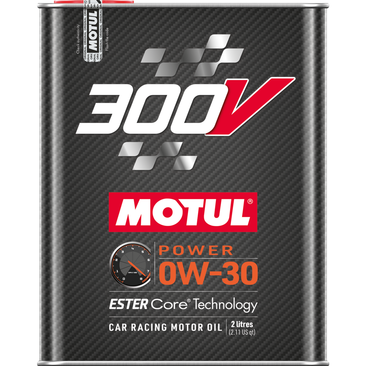 Motul 300V Power 0W-30 — Racing Car Oil (2L (2.1qt))