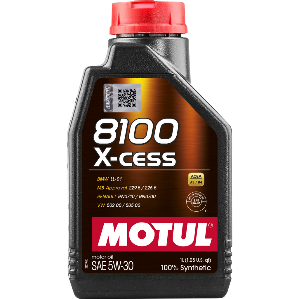 Motul 8100 X-cess 5W-30 — Synthetic Car Engine Oil