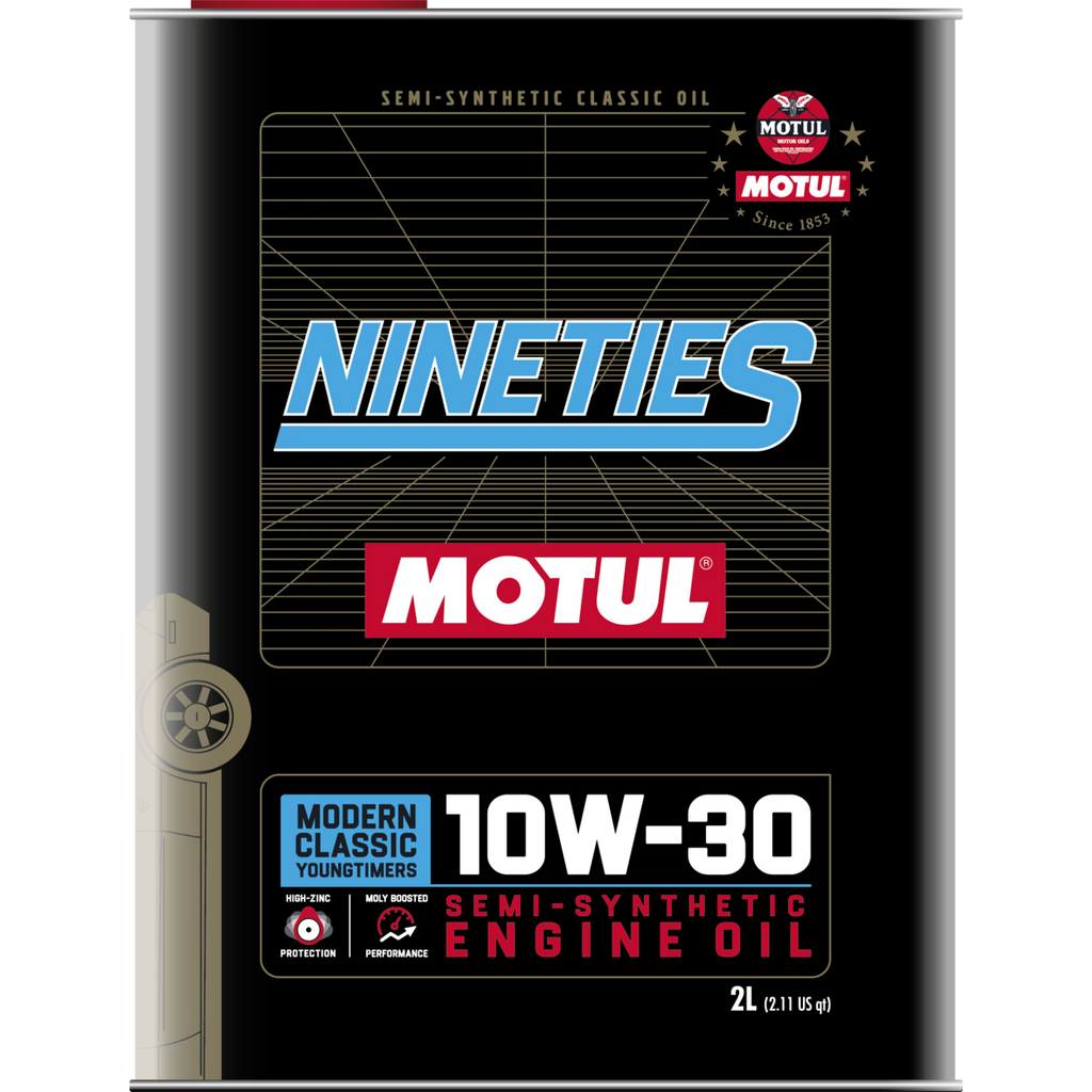 Motul Classic Nineties 10W-30 — Modern Classic Oil (2L (2.1qt))